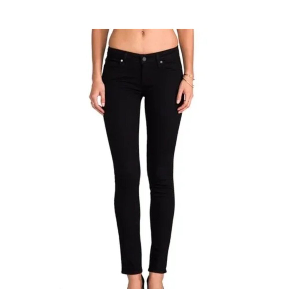 PAIGE Skinny Skyline Jeans in Black - size 26